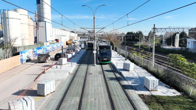 Kocaeli’de tramvay uzatılıyor…