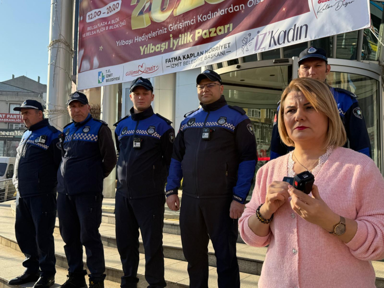 İzmit’te zabıta denetimleri artık yaka kamerasında!