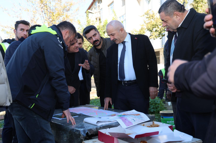 Gebze’de 90 sokakta yol çalışması