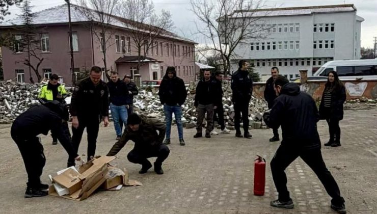 Pazaryeri Emniyetine Eğitim: Afetlere Karşı Tam Donanım
