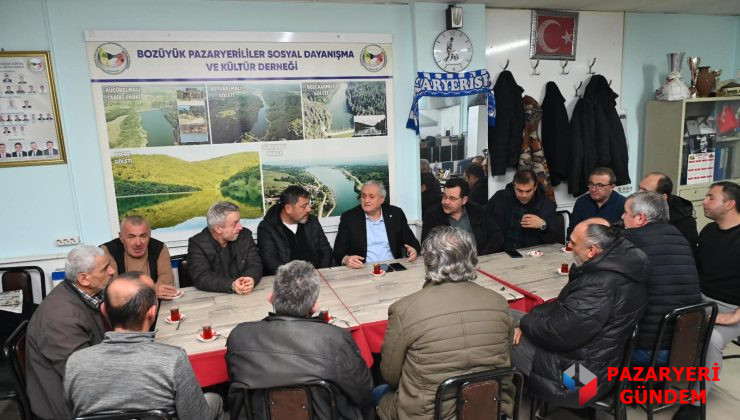 Mehmet Talat Bakkalcıoğlu’ndan Pazaryerililere Anlamlı Ziyaret