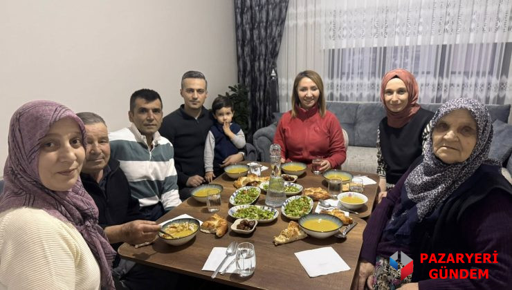 Başkan Tekin iftarda Kıbrıs Gazisi Rıza amcanın misafiri oldu
