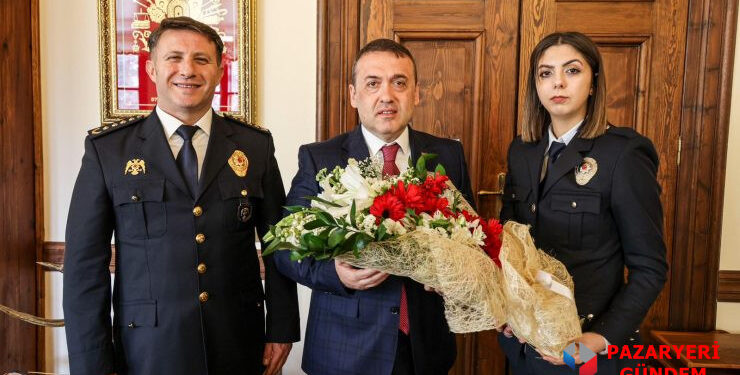 Bilecik Valisi  Faik Oktay Sözer, Polis Haftası Dolayısıyla Teşkilat Mensuplarını Kabul Etti