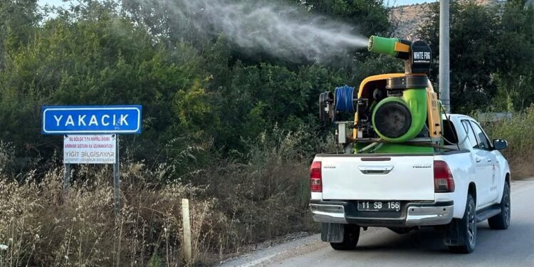 HAŞERELERE KARŞI İLAÇLAMA ÇALIŞMASI YAPILDI