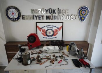 METRUK BİNADA HIRSIZLIK GİRİŞİMİ: 2 ŞÜPHELİ YAKALANDI